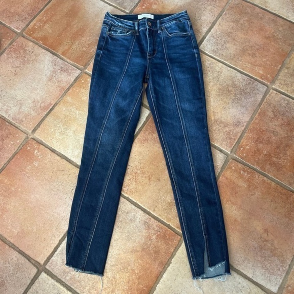 Vervet blue skinny seamed jeans size 26